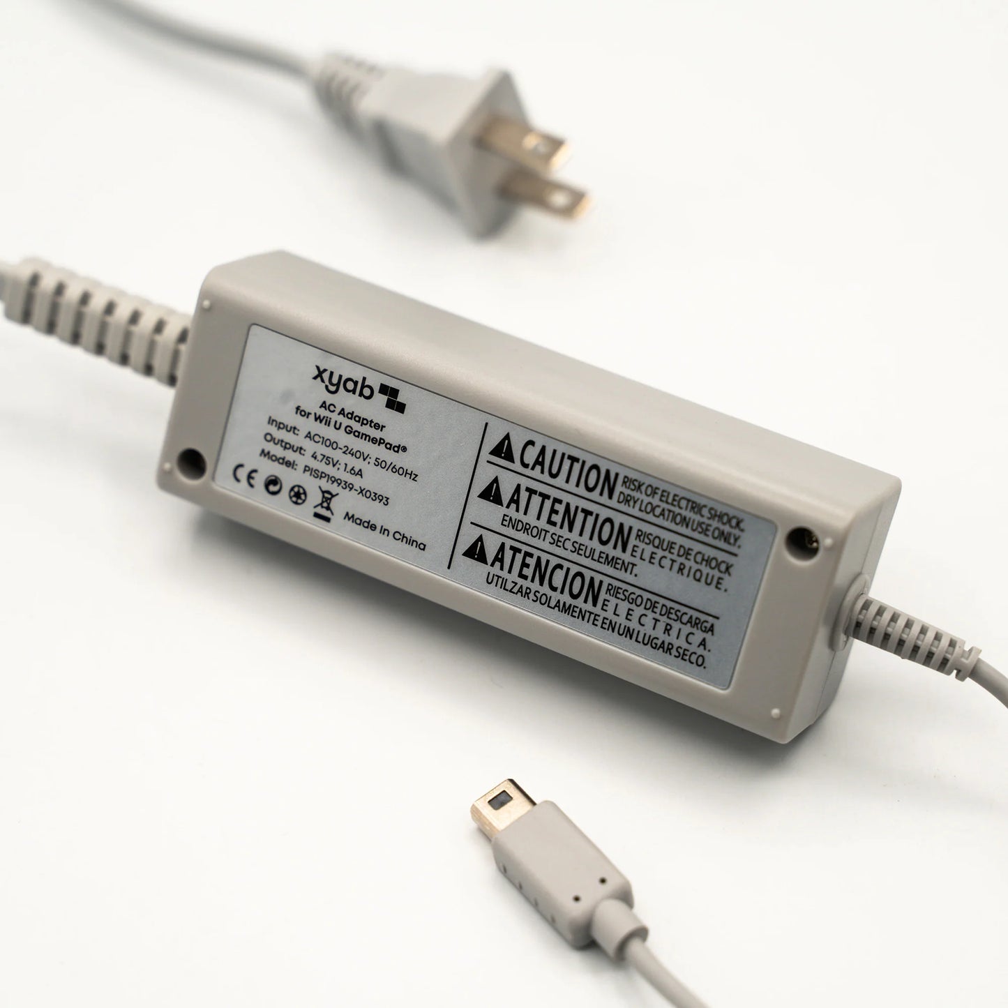 Chargeur adaptateur AC générique pour Nintendo WiiU GamePad