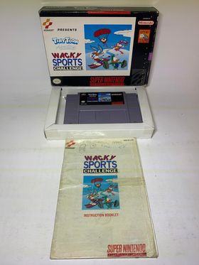 TINY TOON ADVENTURES WACKY SPORTS CHALLENGE en boite SUPER NINTENDO SNES - jeux video game-x