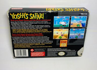 YOSHI'S SAFARI en boite SUPER NINTENDO SNES - jeux video game-x
