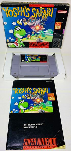 YOSHI'S SAFARI en boite SUPER NINTENDO SNES - jeux video game-x