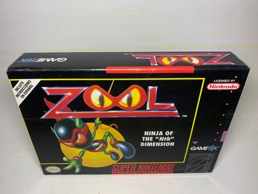 ZOOL NINJA OF THE NTH DIMENSION en boite SUPER NINTENDO SNES - jeux video game-x