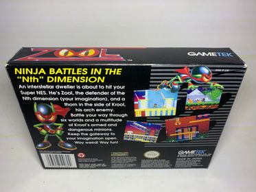 ZOOL NINJA OF THE NTH DIMENSION en boite SUPER NINTENDO SNES - jeux video game-x