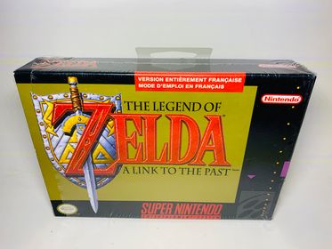 THE LEGEND OF ZELDA A LINK TO THE PAST VERSION CANADIAN FRANÇAIS en boite SUPER NINTENDO SNES - jeux video game-x