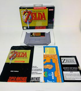 THE LEGEND OF ZELDA A LINK TO THE PAST VERSION CANADIAN FRANÇAIS en boite SUPER NINTENDO SNES - jeux video game-x